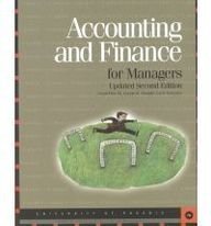 Accounting & Finance for Managers,Used
