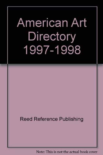 American Art Directory 19971998,Used