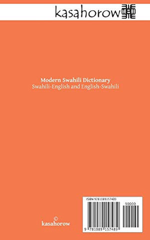 Modern Swahili Dictionary: SwahiliEnglish, EnglishSwahili (Swahili kasahorow),Used