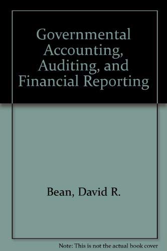 Governmental Accounting, Auditing, and Financial Reporting,Used