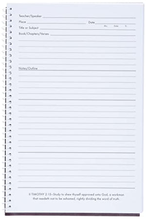 Bible Study Organizer & Notebook,New