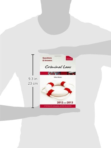 Q&A Criminal Law 2012 and 2013 (Questions & Answers),Used