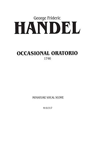 The Occasional Oratorio: SATB or SSAATTBB with SSTB Soli (German, English Language Edition), Miniature Score (Kalmus Edition) (G,Used