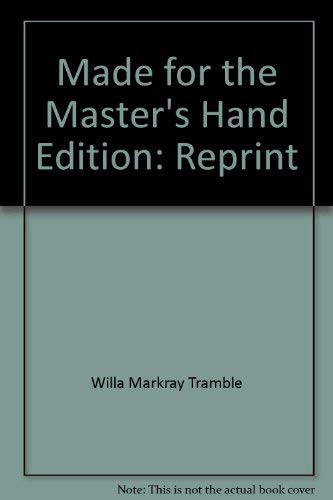 Maid Made for the Master's Hand,Used