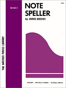 WP20  Note Speller  Level 1  Bastien Piano Library (THE BASTIEN PIANO LIBRARY),Used