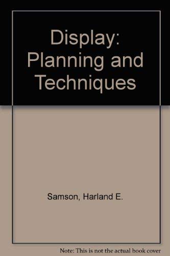 Display: Planning and Techniques,Used