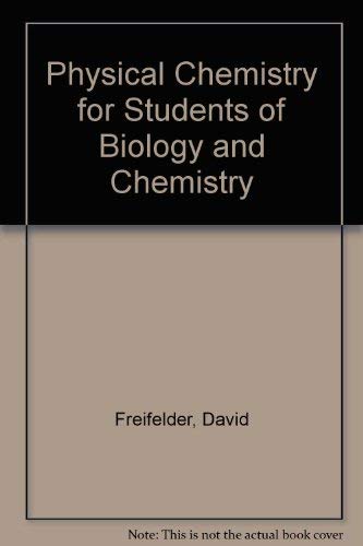 Physical chemistry for students of biology and chemistry,Used