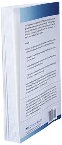 The Critical Reader, Fourth Edition: The Complete Guide To Sat Reading,New