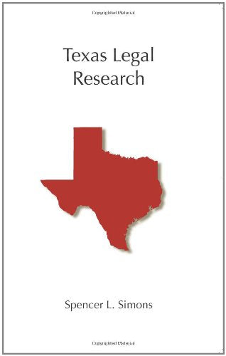 Texas Legal Research (Carolina Academic Press Legal Research Series),Used
