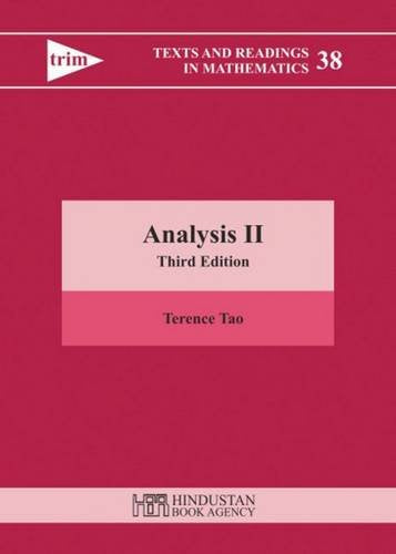 Analysis II: Third Edition (Texts and Readings in Mathematics),Used