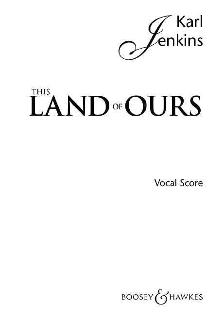 This Land Of Ours: Vocal/Piano Score Ttbb And Piano (Organ),Used