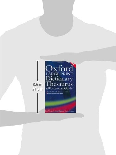 Oxford Large Print Dictionary, Thesaurus, and Wordpower Guide,Used
