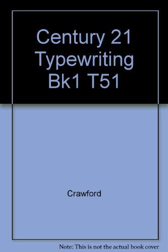 Century TwentyOne Typewriting: Book 1,Used