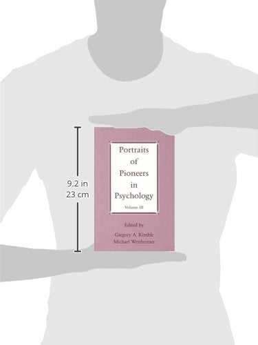 Portraits of Pioneers in Psychology, Vol. 3,Used