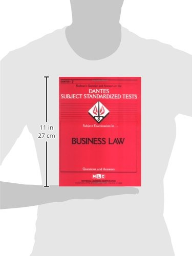 DSST Business Law (II) (Passbooks) (DANTES SUBJECT STANDARDIZED TESTS (DANTES)),Used
