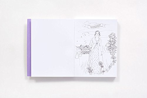Classic Coloring: Jane Austen (Adult Coloring Book): 55 Removable Coloring Plates