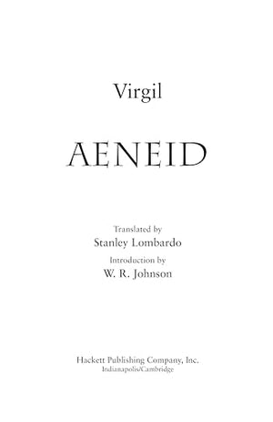 Aeneid (Hackett Classics)