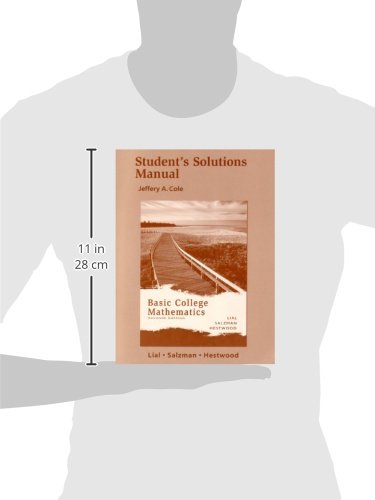 Basic College Mathematics (Student's Solution Manual),Used