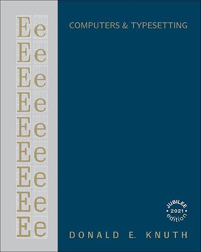 Computers & Typesetting, Volume E: Computer Modern Typefaces,Used
