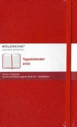 Moleskine Daily Planner 2010 12 Month Red Hard Large