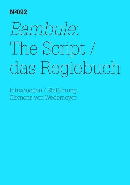 Ulrike Meinhof & Eberhard Itzenplitz: Bambule, The Script: 100 Notes, 100 Thoughts: Documenta Series 092 (100 Notes  100 Though,Used