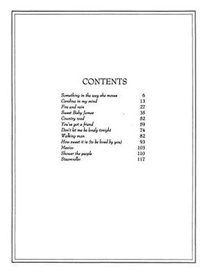 Alfred Music James Taylor Greatest Hits Complete Solos Guitar Tab Edition Model 00-GF0623
