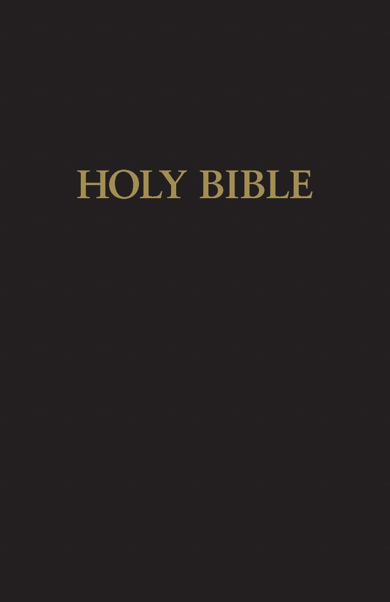 KJV Large Print Pew Bible (Hardcover, Black),Used