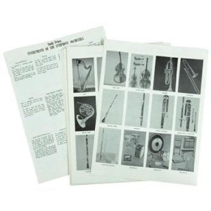 Meet the Instruments: Miniature Black & White Prints, Miniature Black & White Prints,Used