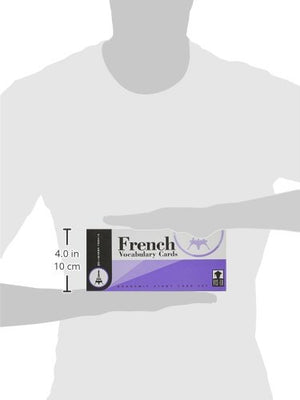 French Vocabulary Cards: Academic Study Card Set,Used