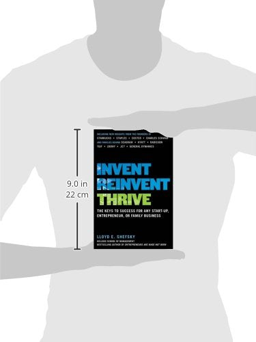 Invent, Reinvent, Thrive: The Keys to Success for Any StartUp, Entrepreneur, or Family Business,Used
