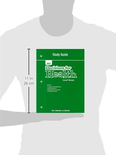 Decisions For Health: Study Guide Level Green,Used