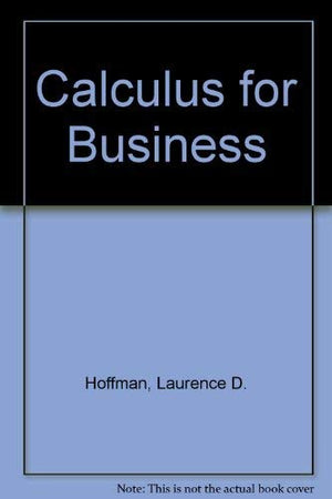 Calculus for Business,Used