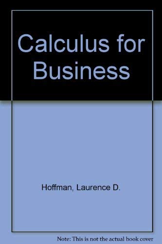 Calculus for Business,Used