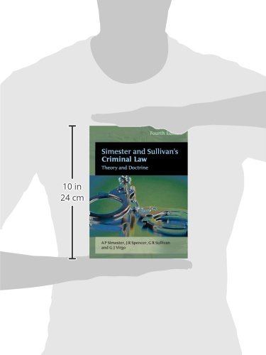 Simester and Sullivan's Criminal Law: Theory and Doctrine,Used