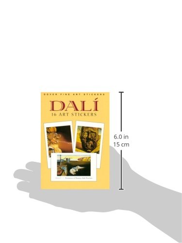 Dali: 16 Art Stickers,Used
