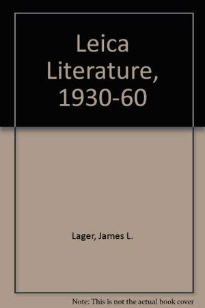 Leica Literature: 1930  1960,Used
