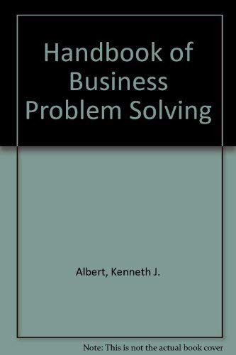 Handbook of Business Problem Solving,Used