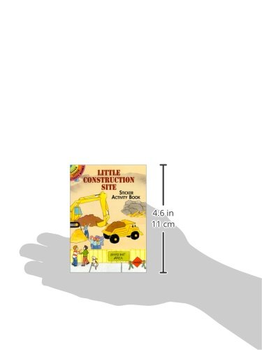Little Construction Site Sticker Activity Book (Dover Little Activity Books: Cars & Truc),Used