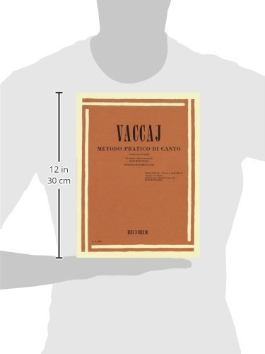 Practical Vocal Method (Vaccai)  High Voice: Soprano/Tenor  Book/Cd,Used