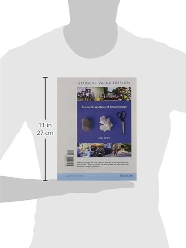Economic Analysis of Social Issues, Student Value Edition (Pearson Series in Economics),Used