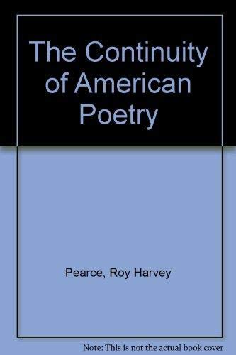The Continuity of American Poetry,Used