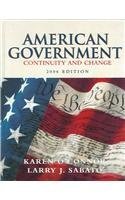 American Government: Continuity and Change,Used