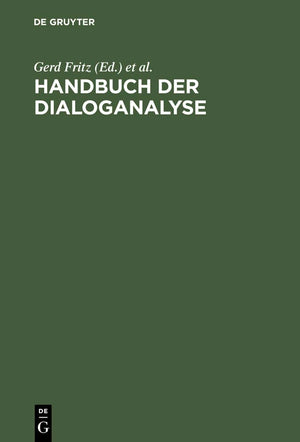 Handbuch der Dialoganalyse (German Edition),Used