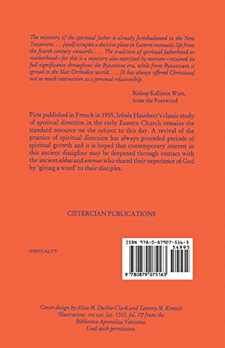 Spiritual Direction in the Early Christian East (Cistercian Studies Series , No. 116) (Volume 116),Used