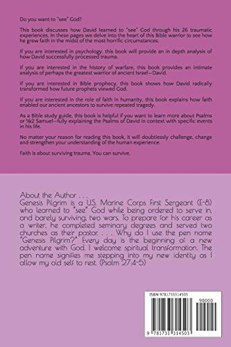 Dear David: Learning to See God through PTSD, Anxiety and Depression: A Bible Study Book on David in 1 Samuel, 2 Samuel and the ,Used
