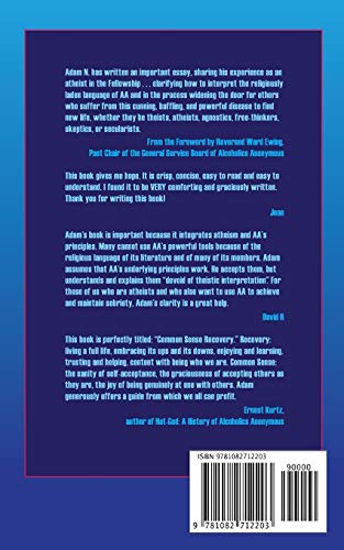 Common Sense Recovery: An Atheist's Guide to Alcoholics Anonymous,Used