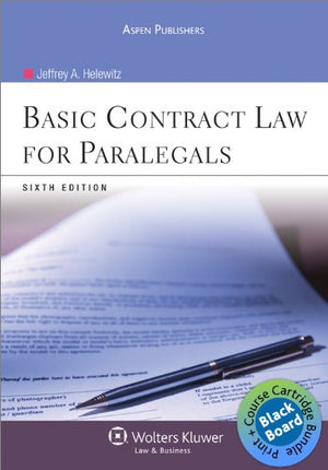 Blackboard Bundle: Basic Contract Law Paralegals 6Th Edition