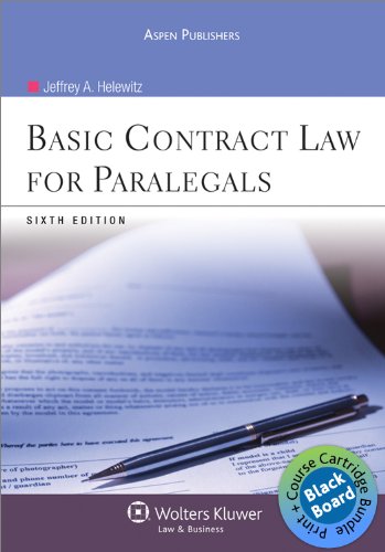 Blackboard Bundle: Basic Contract Law Paralegals 6Th Edition