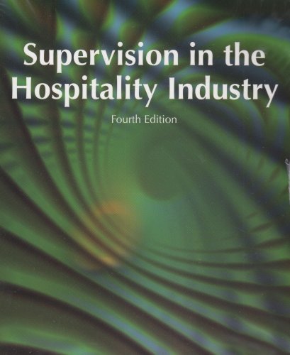 Supervision in the Hospitality Industry,Used