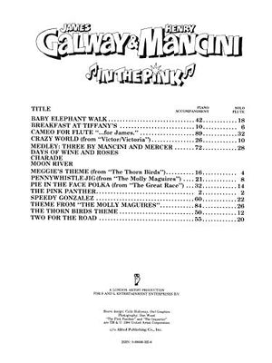 In The Pink: James Galway With Henry Mancini (Piano Solo & Flute),Used